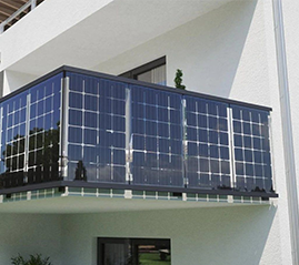 Balkon PV montážní systém